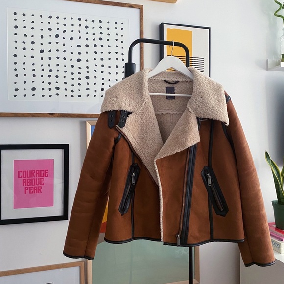 primark shearling jacket